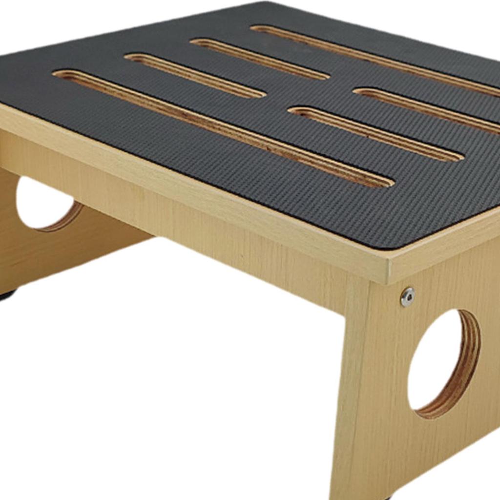 Wooden Step Stool 331 lbs Elderly Non Slip Footrest for Bedside Door Outdoor