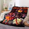 1pc Halloween Pumpkin Blanket, Lightweight Flannel Throw Blanket For Sofa, Bed, Travel, Camping, Living Room, Office, Couch, Chair, And Bed
