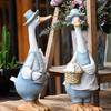 Creative Garden Statues Pretty Exquisite Resin Duck Sculptures Standing Shelf
