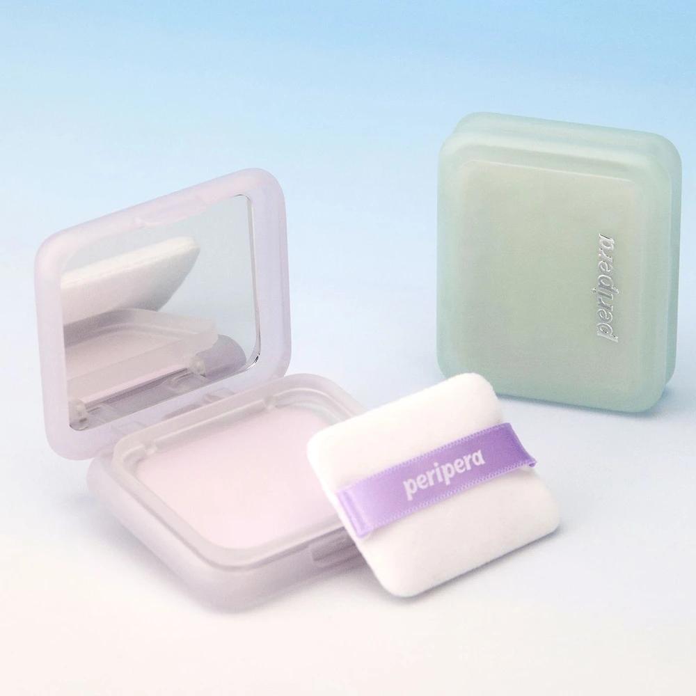 [Create a Blurred Skin Look] Peripera Filter Fit Blur Pact 002 Blurry Lavender