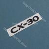 for Mazda CX-30 black front logo, middle grille sticker, CX30 rear logo, luggage compartment logo accessory sticker carbon fiber AA48