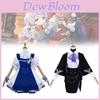 Genshin Impact Cosplay Outfit For Klee Featuring Cute And Vibrant Blue And Black Colors