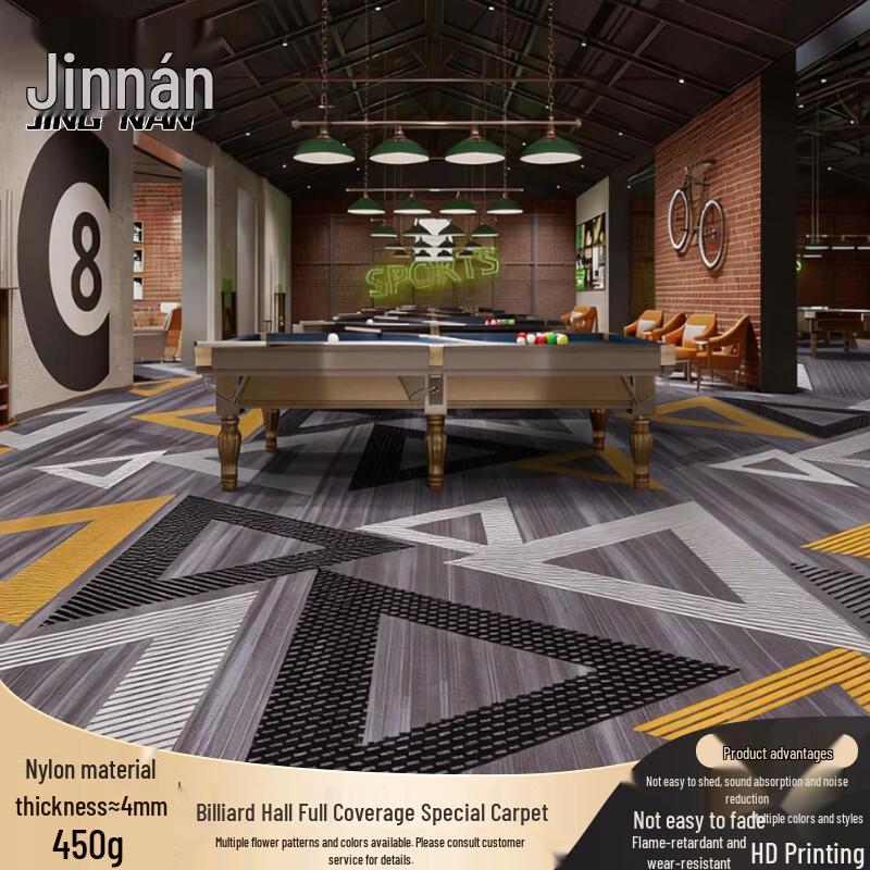 Jinnan Flame Retardant Billiard Hall Carpet