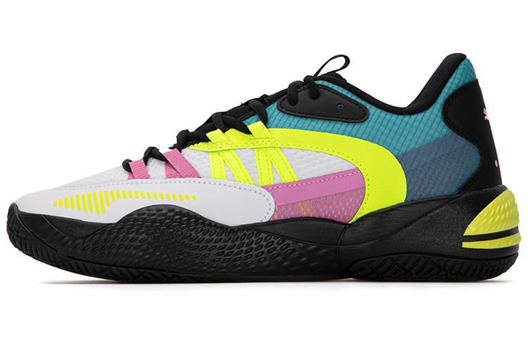 PUMA Court Rider 2.0 White Yellow Alert 376877-01 42