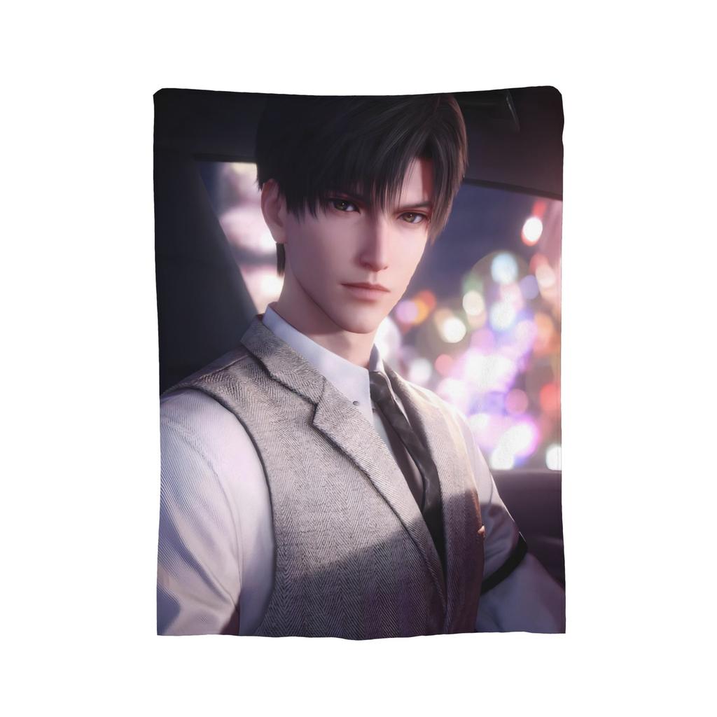 Love And Deepspace Zayne Blankets Flannel Decoration  Multi-function Lightweight Thin Throw Blankets for Sofa Car Bedspreads
