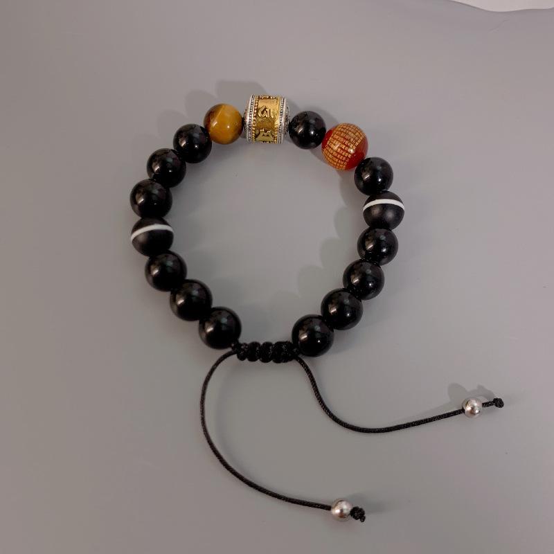 JYL TS Bracelet Eye Style Enhances Wisdom & Nostalgia Six-character mantra pull-out камуфляж зеленый