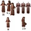 Medieval Peasant Costume For Children Adults With Polyester Fabric For Stage Play Performances