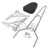 Harley 883 XL1200 Pointed Bow Passenger Backrest & Luggage Rack (2004-2013)