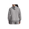 Under Armour Rival Fleece Hoodie With Brand Logo Print Men Hoodies Gray 1379757-025