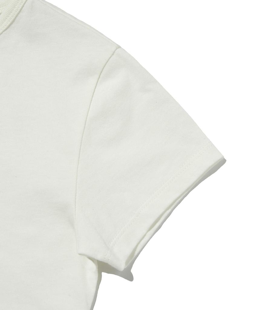 Seuweideu Albino Skull Crop Tee [Off White]