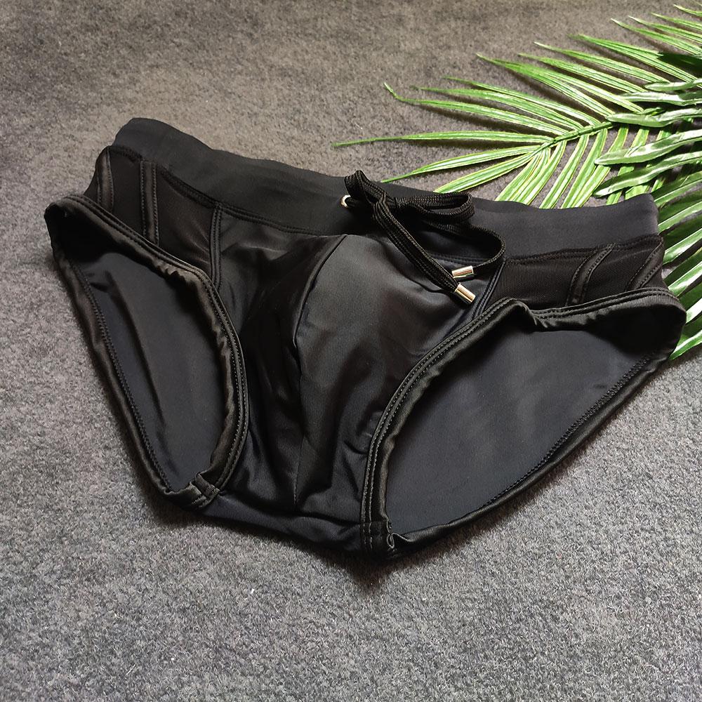 Men's Fashion Pride Day Swimming Briefs Low Waist Plus Size Summer Beach Wear