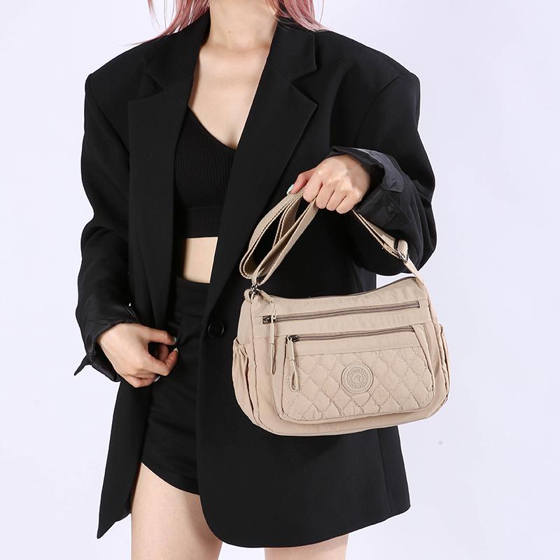 Multi-Compartment Lightweight Shoulder Crossbody Bag Women's Mobile Phone Bag Commuter Middle-Aged Mother Bag