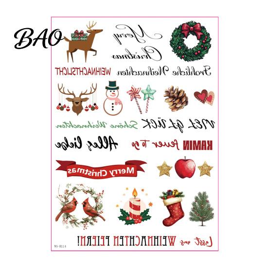 Easy Apply Candle Stickers Christmas Transfer Stickers, DIY Holiday Craft Supplies, Waterproof Atmospheric Home Decor Decorative Decals for Making And