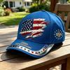 D New American Anniversary Digital Printed Baseball Cap Men's and Women's Sunshade Polyester Cap