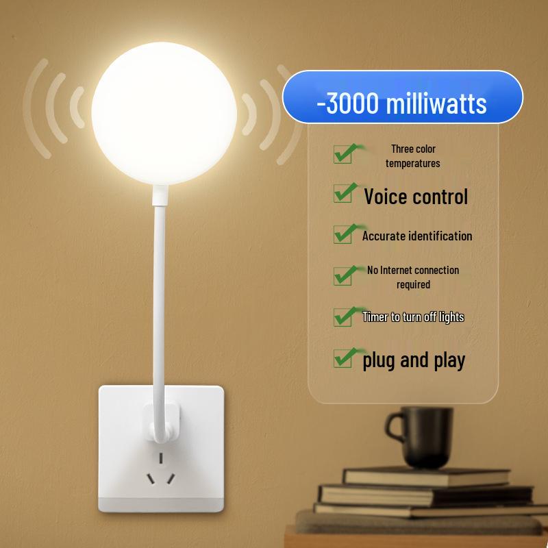 Smart LED Table Lamp with Voice Control and USB Plugin