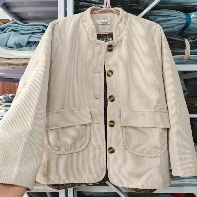 Coats for Women Winter Cotton Jacket Inner Lining Thickened Velvet Solid Color Loose Casual Coat Top