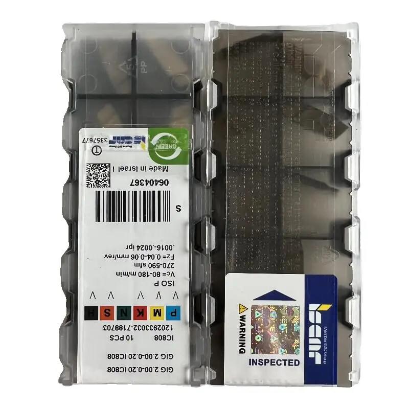 GIG2.00-0.20 IC808    Industrial indexable carbide inserts 10 Pcs