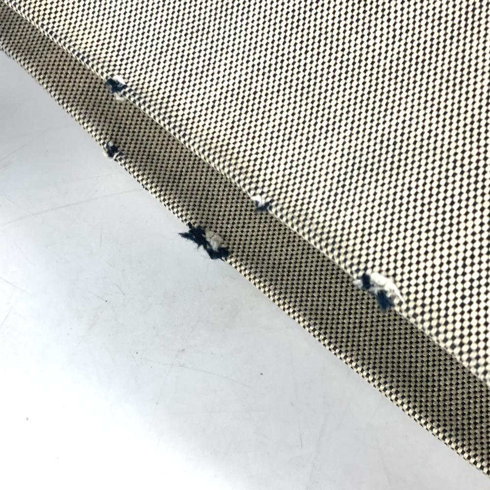 HERMES Corlule 25 Bag Shoulder Bag Tote Bag Toile H / Coating canvas Black/gray