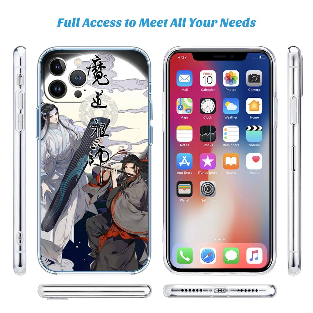 FM31 Mo Dao Zu Shi Transparent Phone Case for Motorola Moto G40 G04 G05 One Ace Action  Fusion + Plus Hyper Macro Vision Zoom