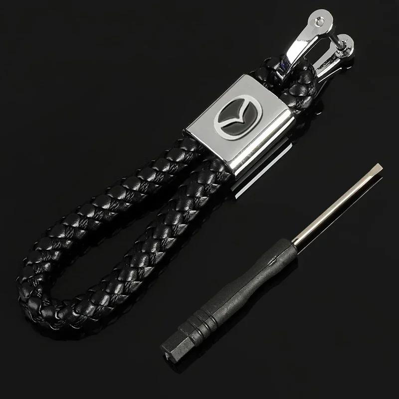 

Car Key Ring Men Women Rope Keychain for Mazda Skyactive Cx3 Cx4 Cx5 Cx8 Cx9 Cx30 2 3 5 6 Mx5 Rx8 Alexa 323 Gi Car Accessories