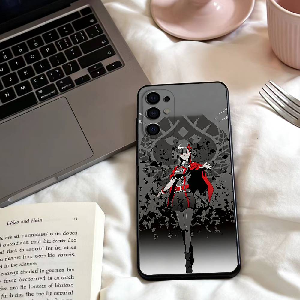 Anime C-Chained Soldier  Phone Case For Samsung S25,24,23,22,30,21,10,9,Ultra,Plus,Lite,FE,4,5 G Soft Black Case