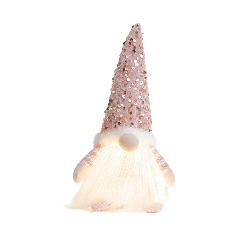 with LED Lights Glowing Faceless Doll Ornament Luminous Christmas Gnomes Toys  New Year Gift