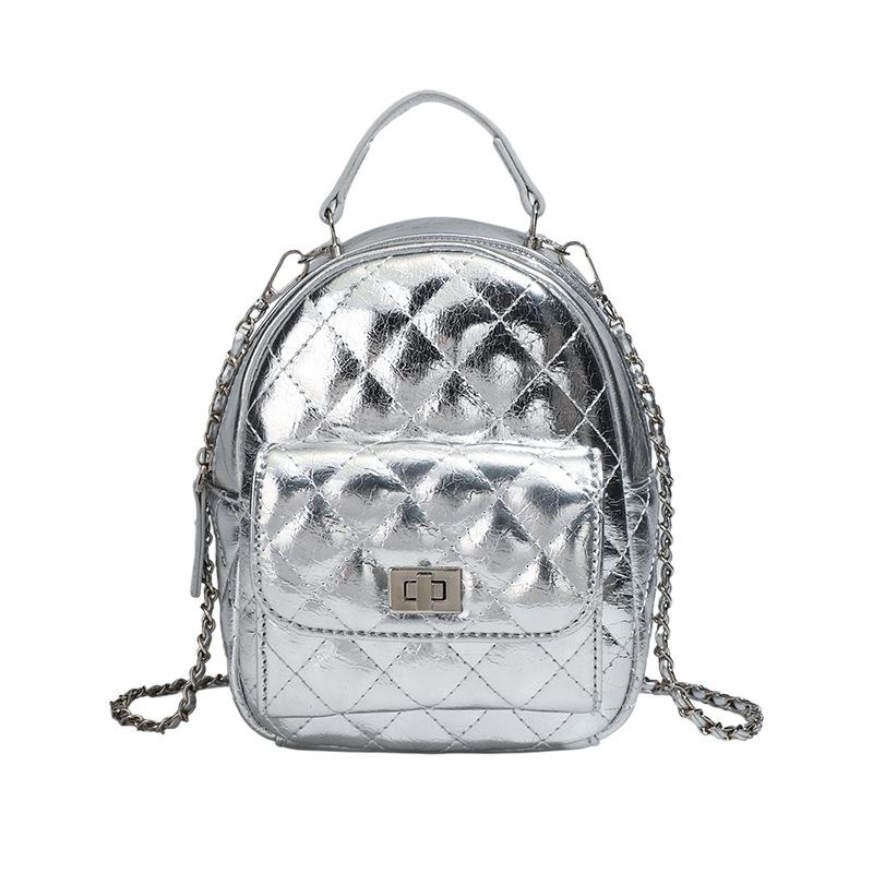 Premium Sense Niche Rhombus Soft Leather Backpack Bag Women 2025 New Fashion Versatile Small Backpack Shoulder Travel Bag