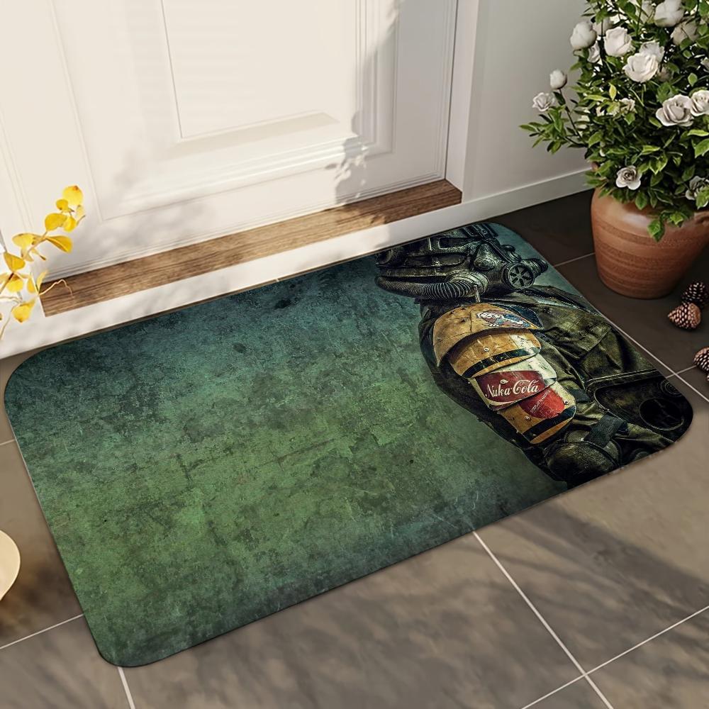 1 szt. Mata łazienkowa Fallout Chłonna Mata Antypoślizgowa Dekoracja Domu Artykuły Dywany Mata na podłogę do kuchni domowej