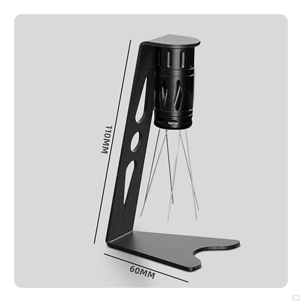 Espresso Prong Distributor with Base Rotating Coffee Distribution Stand