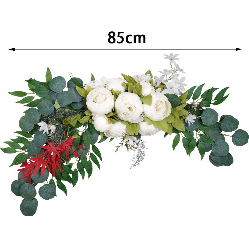 Artificial Wedding Arch Wreath Threshold Champagne Peony Rose DIY Wedding Party Flower Wall Deco Boho Home Decor Christma Wreath