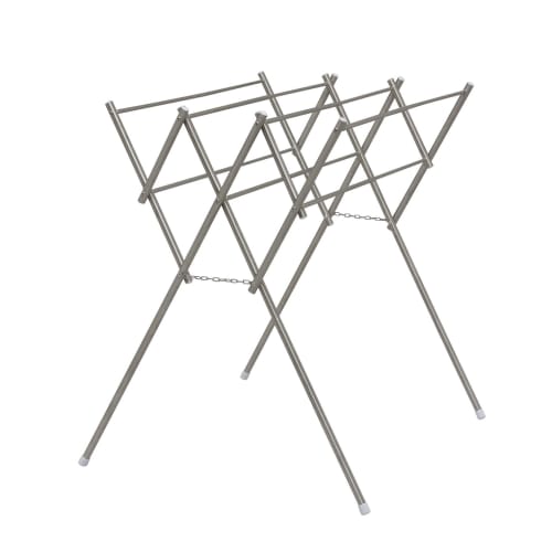 IRIS OHYAMA SWX700R Extendable Indoor Clothes Dryer, All Stainless Steel, Width 42-69.5cm X Depth 65cm X Height 77cm