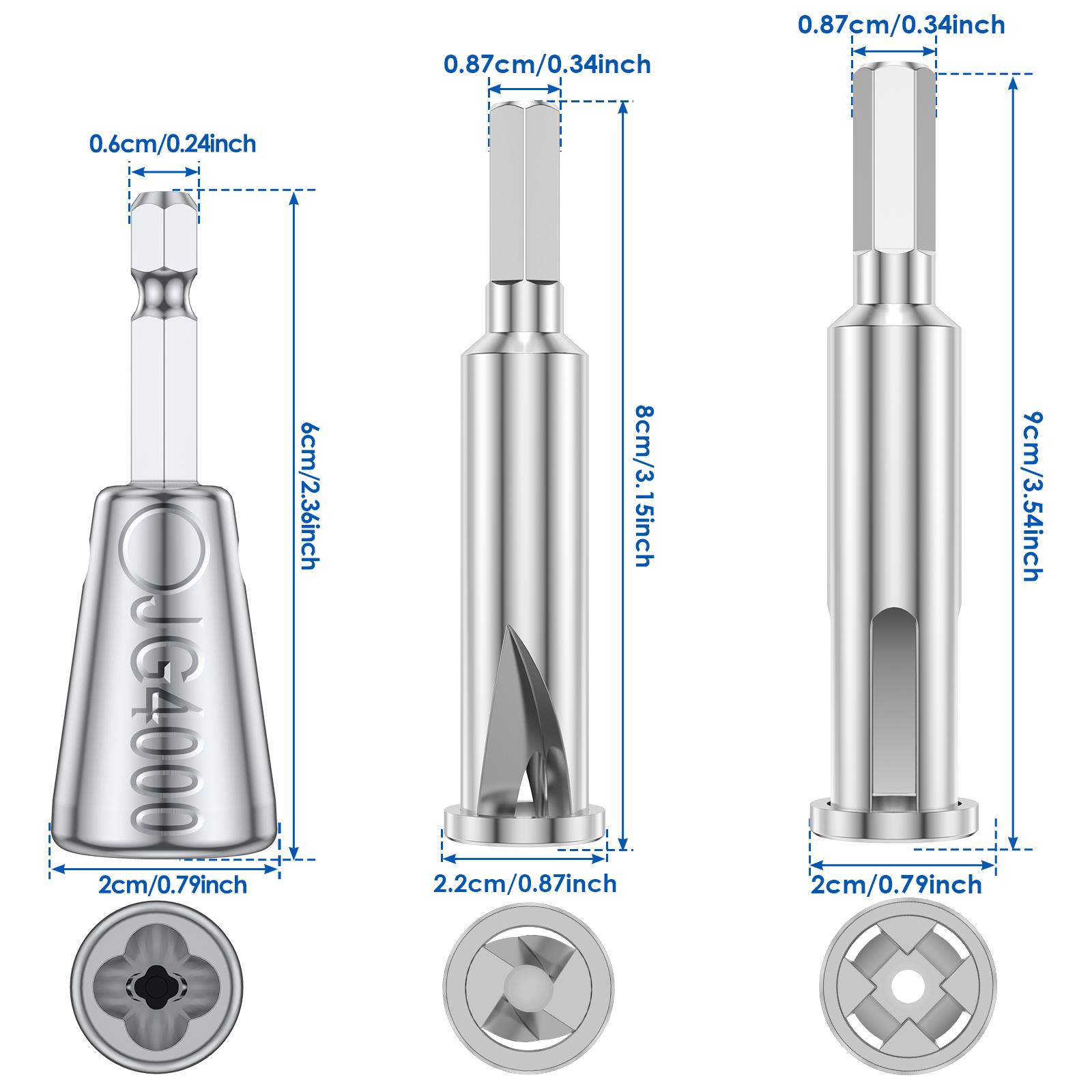 

Набор из 3 шт. Инструмент для зачистки проводов и скручивания проводов Хвостовик 6 мм Инструмент для скручивания кабелей Углеродистая сталь Инструмент для зачистки кабелей 3-сторонний и 5-сторонний