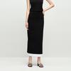 OVVOVV Color-Blocked Knit Midi Skirt