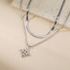 Teamer Stainless Steel Irish Witch Knot Celtics Knot Pendant Necklace Women Men Snake Chain Necklace Amulet Jewelry Wholesale