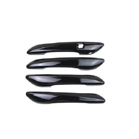 Exterior Side Door Handle Strip Trim For Hyundai Elantra - Bright Black