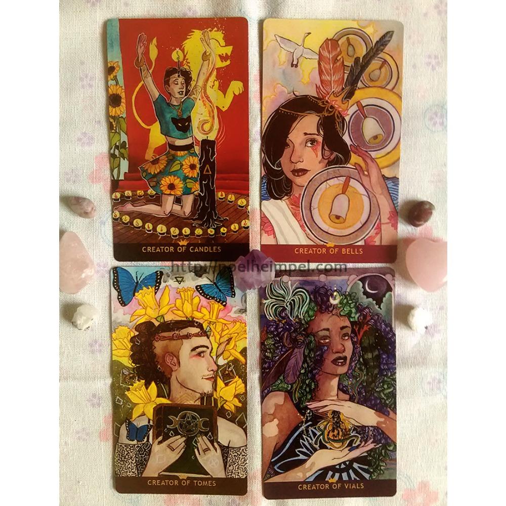 The Numinous Tarot Card Games 79pcs Rendered In Beautiful and Luminous Watercolor and Inks 10.3*6cm