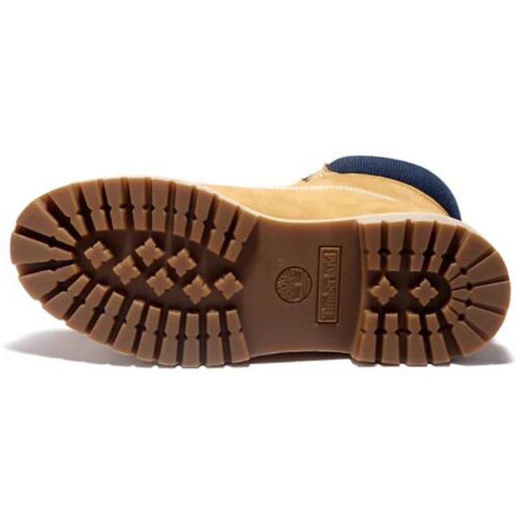 Timberland 6 Inch Premium Waterproof Boots 'Wheat Nubuck Blue Collar' A2DVF231