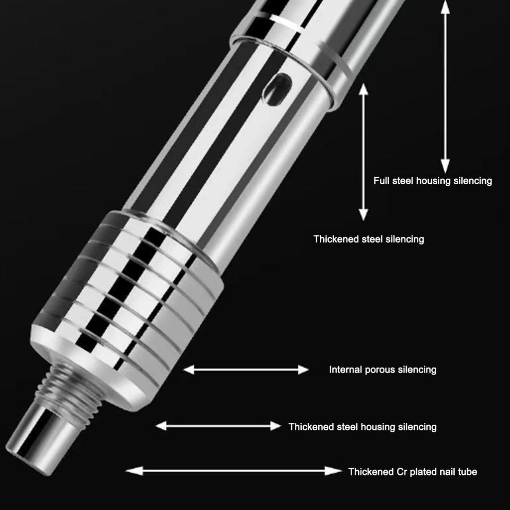 Manual Mini Steel Nail Gun Wall Nail Gun High Hardness 5 Fold Sound Suppression Easy Cleaning Portable with Hook for Ceiling