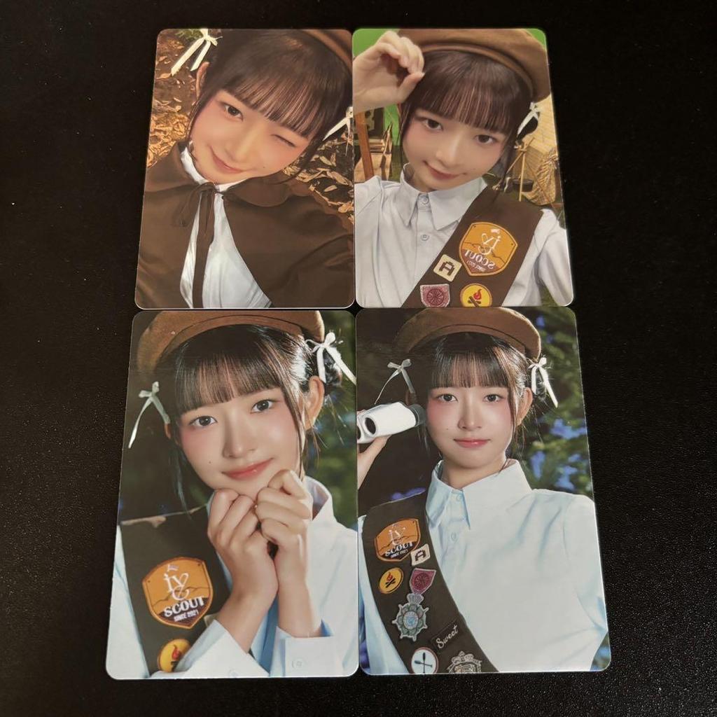 [USED] IVE Ray SCOUT Seoul Con 4 pieces 4 types complete Rantra Trading card