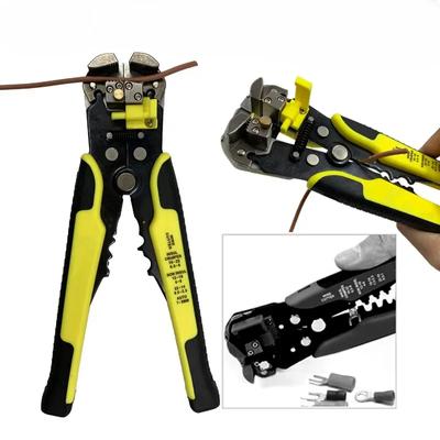 Professional Electrician Wire Tool Cable Wire Stripper Cutter Crimper Automatic Crimping Stripping Plier