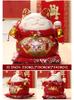 10 inch Ceramic Lucky Cat Money Bank Maneki Neko Fortune Cats Porcelain Happy Smiling Cat Figures Feng Shui Decor Ornament
