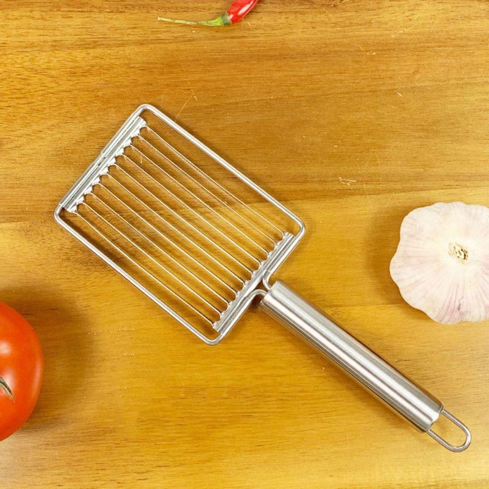 Stainless Steel Luncheon Meat Slicer Manual Sausage Cutter Household Tomato Slicer  Potato