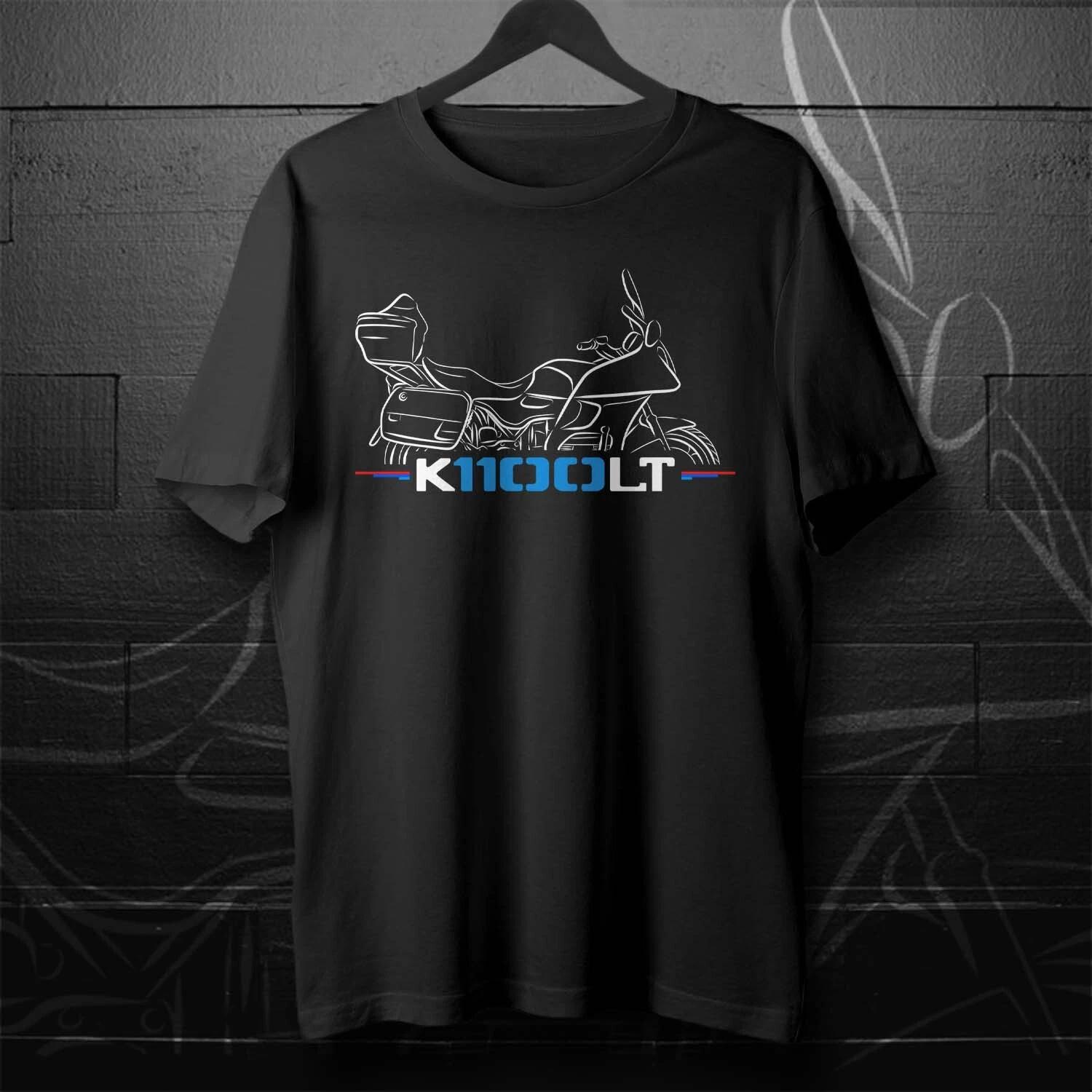 Black men s and women s T-shirt BMW K1100LT XS