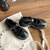 Fashion Autumn Chunky Women Mary Jane Shoes Fashion Shallow Butterfly-knot Platform Sneaker Woman Casual Flats Outdoor Cute Lolita Shoes