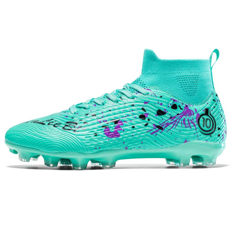 Mens Soccer Shoes FG/TF High-top Professional Sports Training Competition Football Shoes Teenagers Football Sneakers for Men