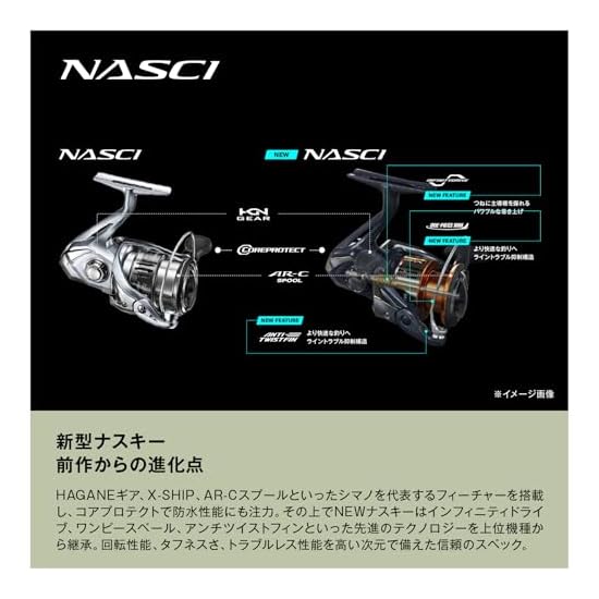 SHIMANO Spinning Reel 26 NASCI 1000