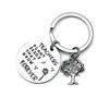 Teacher's Day Gift: 'Teachers Plant Seeds' Stainless Steel Keychain - Graduation Gift