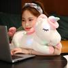 50CM Cute Glowing LED Light Unicorn Plush Toys Lovely Luminous Animal Unicorn Pillow Stuffed Dolls for Children Kids Xmas Gifts