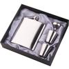 Portable 7oz Wine Bottle Set Pocket Stainless Steel Wine Pot Whisky Flask Outdoor