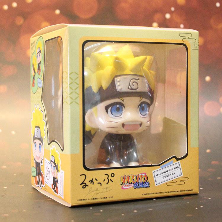 Chibi Naruto & Kakashi Figure: Showcasing Exquisite Craftsmanship with Relaxed Sitting Postures